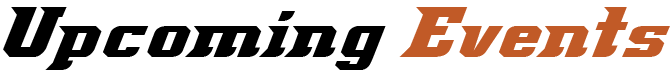 Upcoming Events